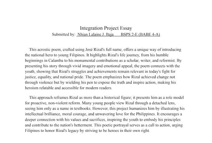 do your essay and speech